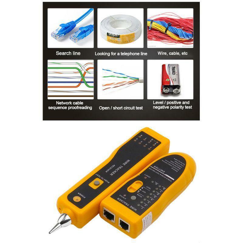 Lan Cable Tester Cat5 Cat6 RJ11 RJ45 Utp Stp Detector Line Locator Tracker Phone