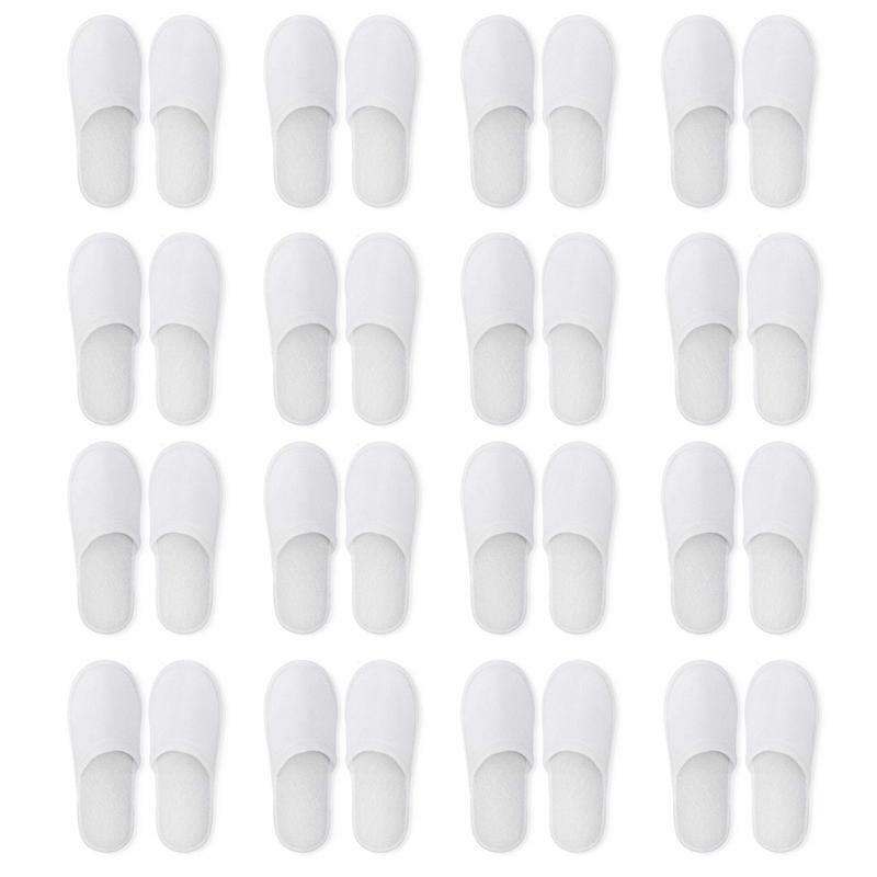12 Pairs of Spa Flip-flops Disposable Slippers Suitable for Hotel Guests