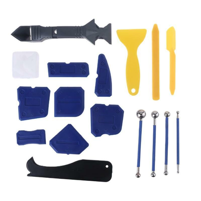 22 Pcs Caulking Kit Caulk Caps Sealant Finishing Silicone Caulk Removal Tool