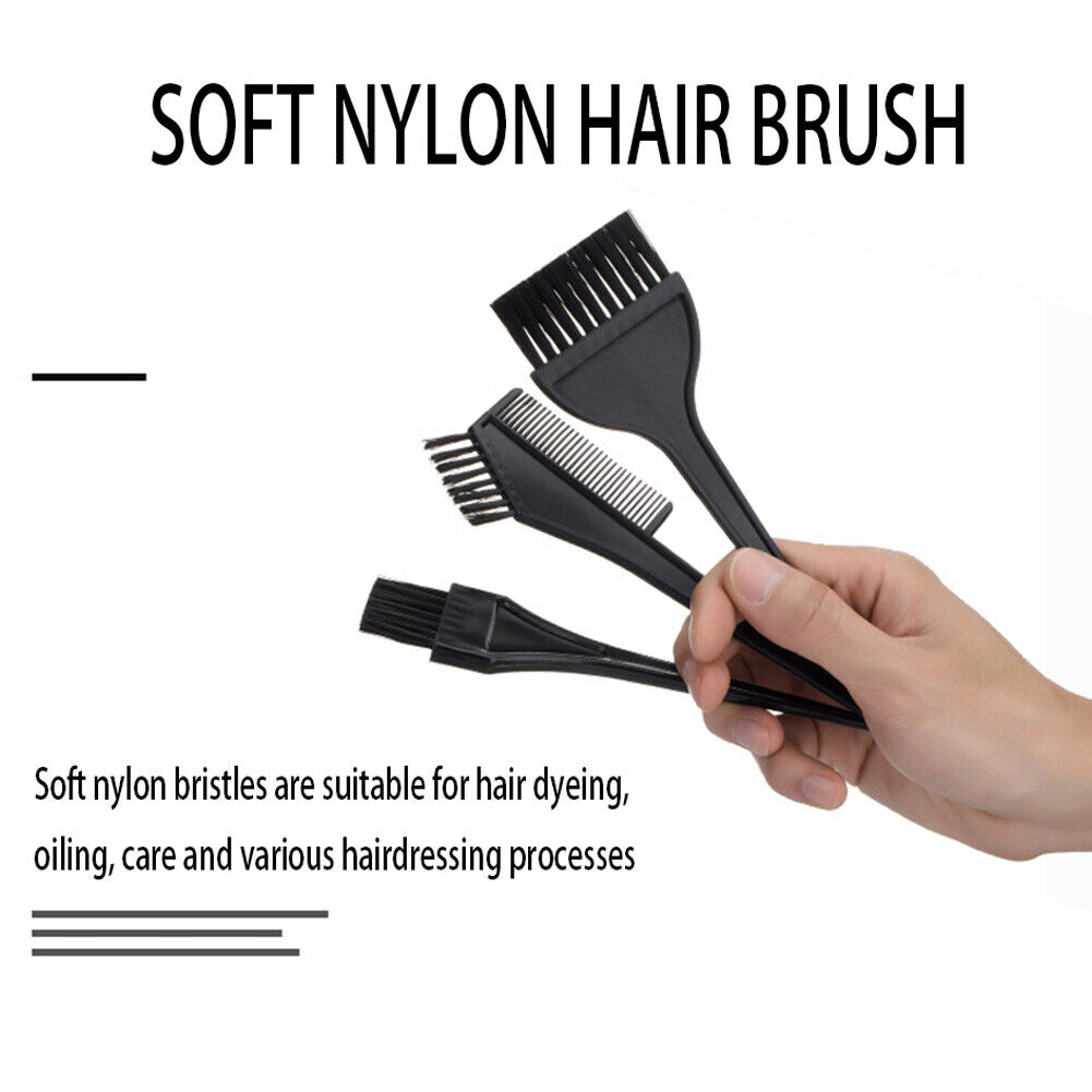 Hair Dying Brush Bowl Set with Ear Caps Dye Mixer Hair Coloring Applicator