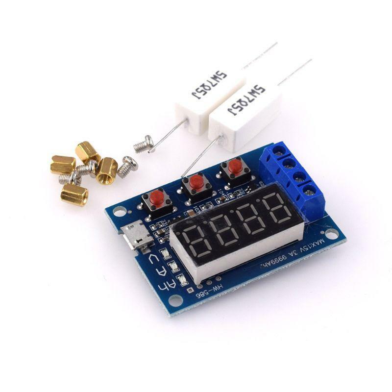 HW-586 Battery Capacity Tester 1.2V 12V 18650 Lead Acid Li-ion Testing Module
