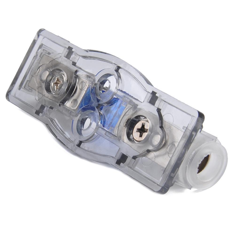 Car Audio 60 AMP Mini ANL Fuse Holder Block 4/8 GA IN 4/8 GA OUT with Fuse