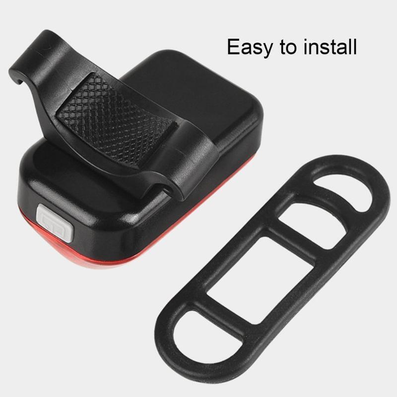Quick Release Bike Tail Light Brake Sensing Rear Lights LED Warning