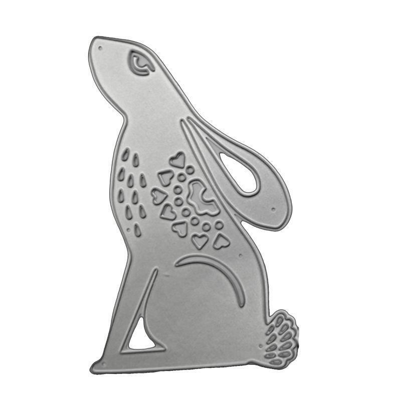 Easter Heart Bunny Metal Cutting Dies Stencil DIY Scrapbooking Album Paper Card