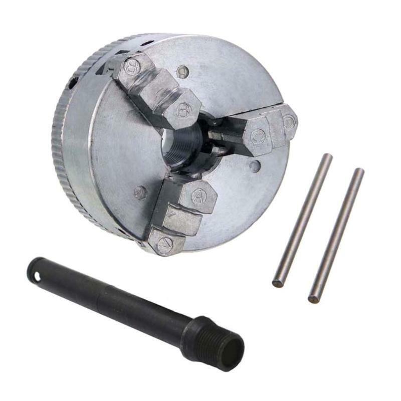 New Hot Z011 Zinc Alloy Scroll Chuck 3 Jaws Woodworking Hand Chuck