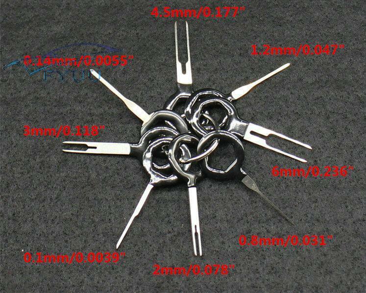 8X Automotive Terminal Removal Wiring Connector Extractor Puller Release Pin