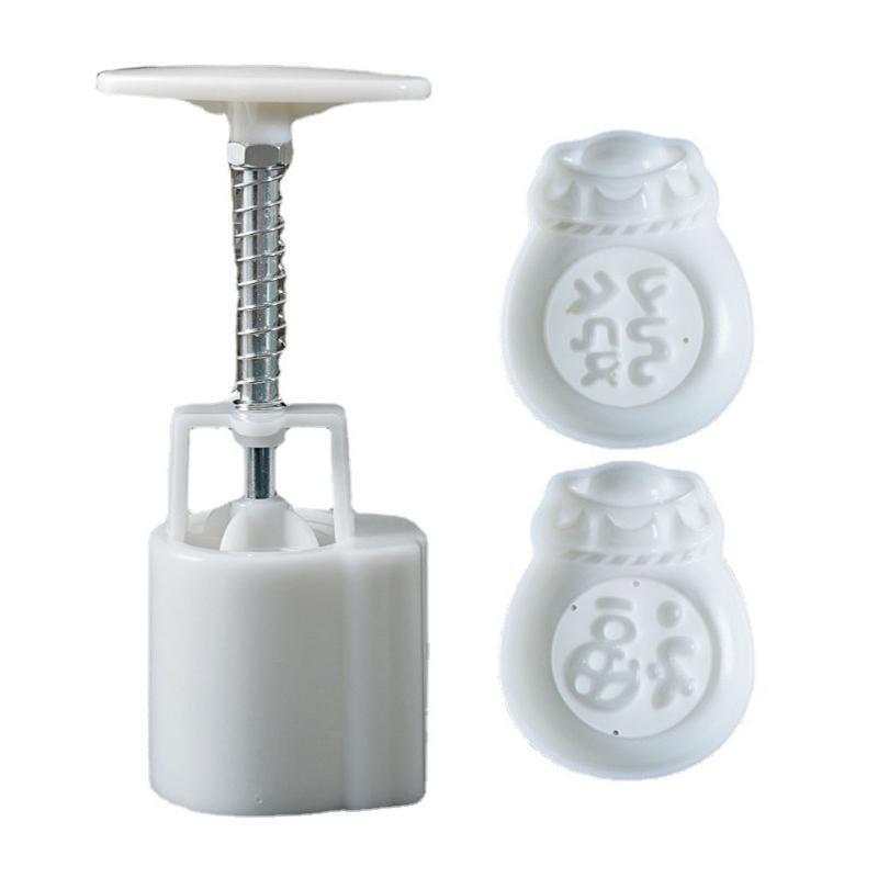 50g Cute Blessing Bags Shaped Pastry Moulds Mooncake Mold Plastic Mooncake Mould