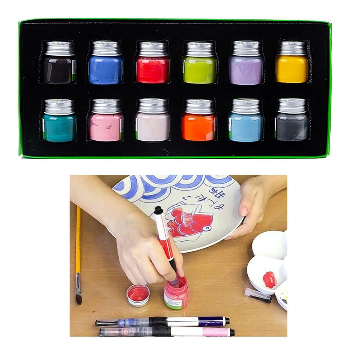 12Pcs/Set  Underglaze Pigment High Temperature Pigment