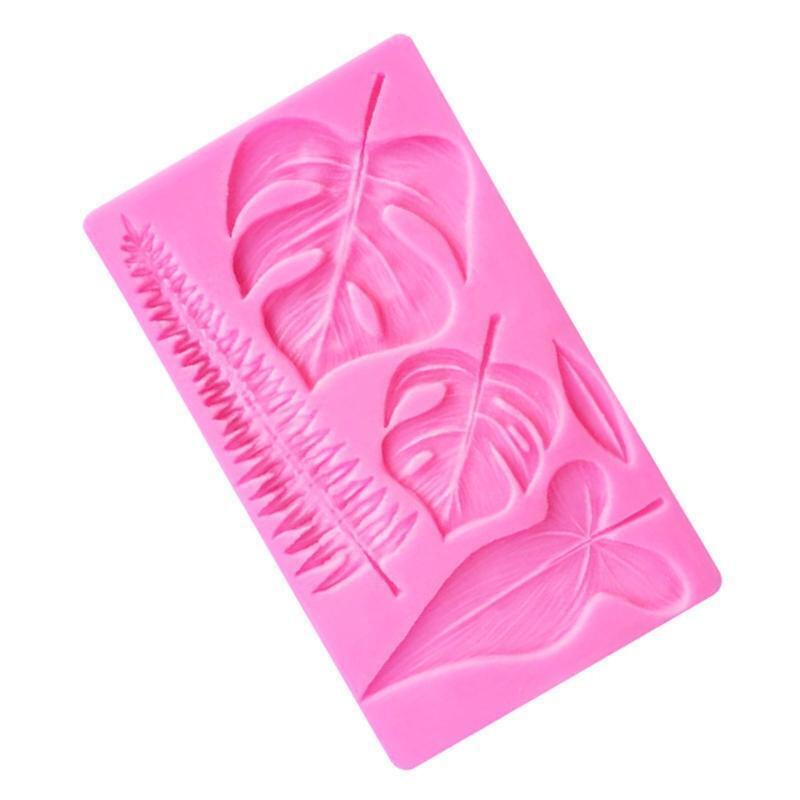 Creative Fern Leaves Shape Fondant Cake Silicone Mold Pastry Chocolate Mold