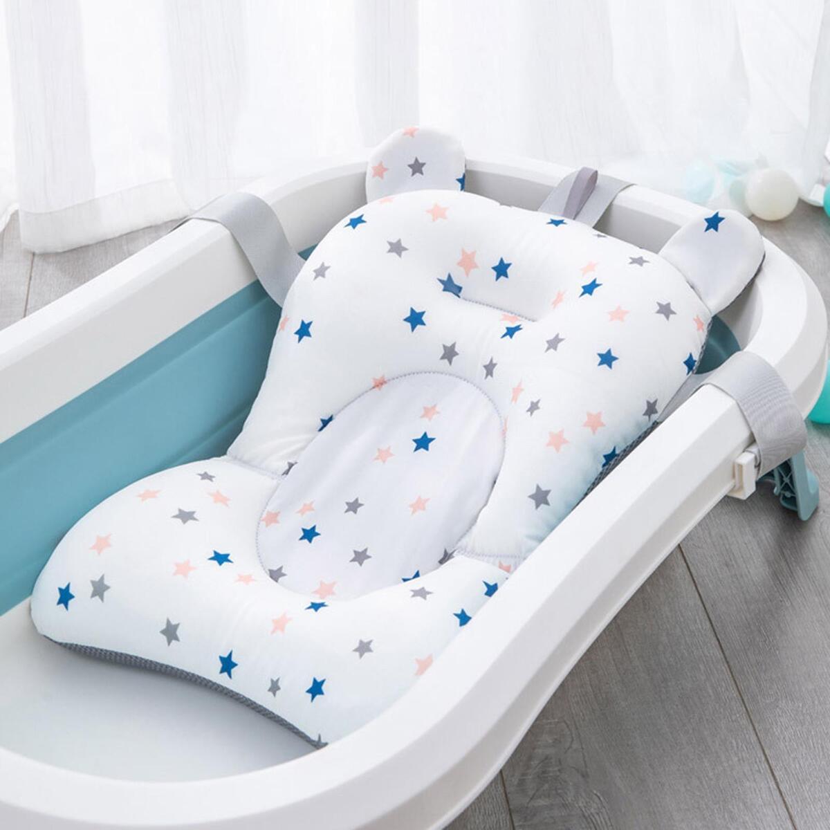 2pcs  Seat Support Mat Bath Support Seat Soft  Anti-Slip