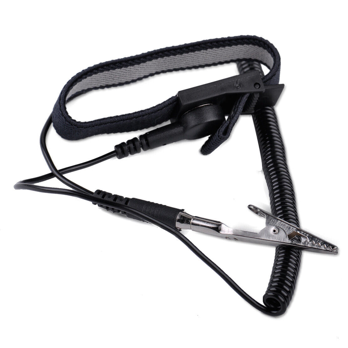 Black Anti Static ESD WristBand Wrist Strap Band Grounding Discharge Bracelet Li