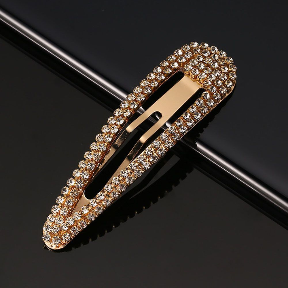 Accessories Crystal Snap Clip Hair Clips Snap Hairpin Hair Barrette Hair Pins