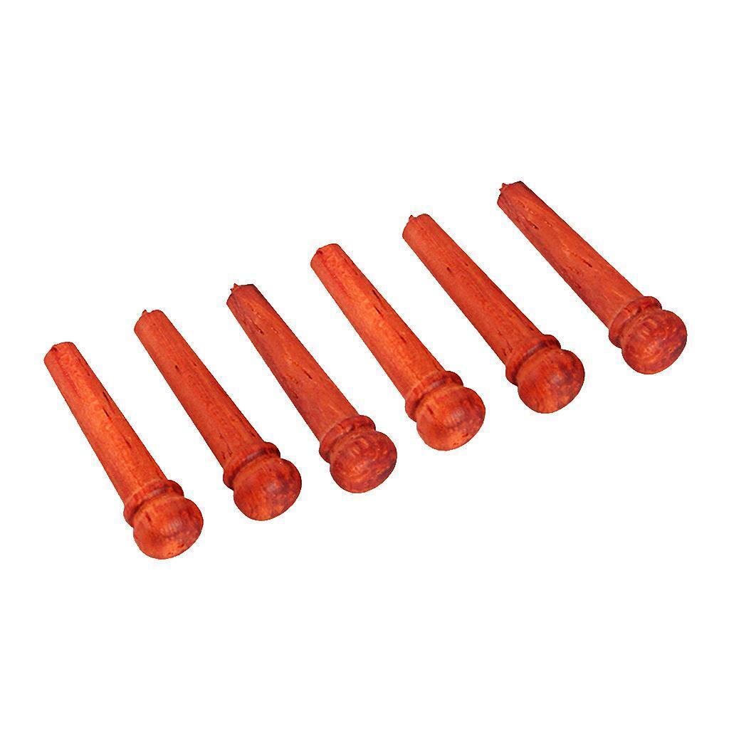 6pcs Solid  Guitar Bridge  for Acoustic Guitar Replacement Accessory
