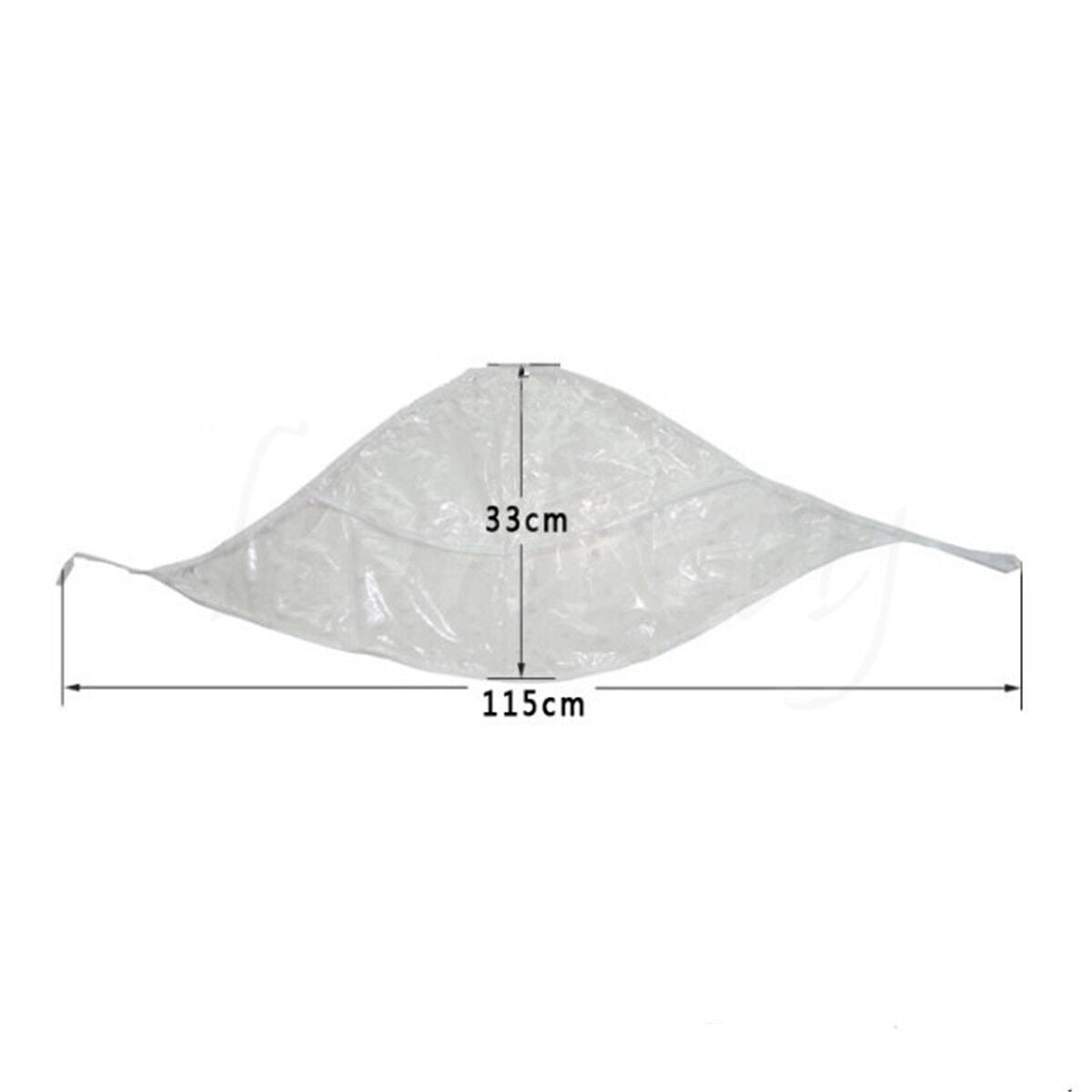 1PC Ladies Transparent Rain Hat Clear Plastic Rain Bonnets Cover Up Head Hood
