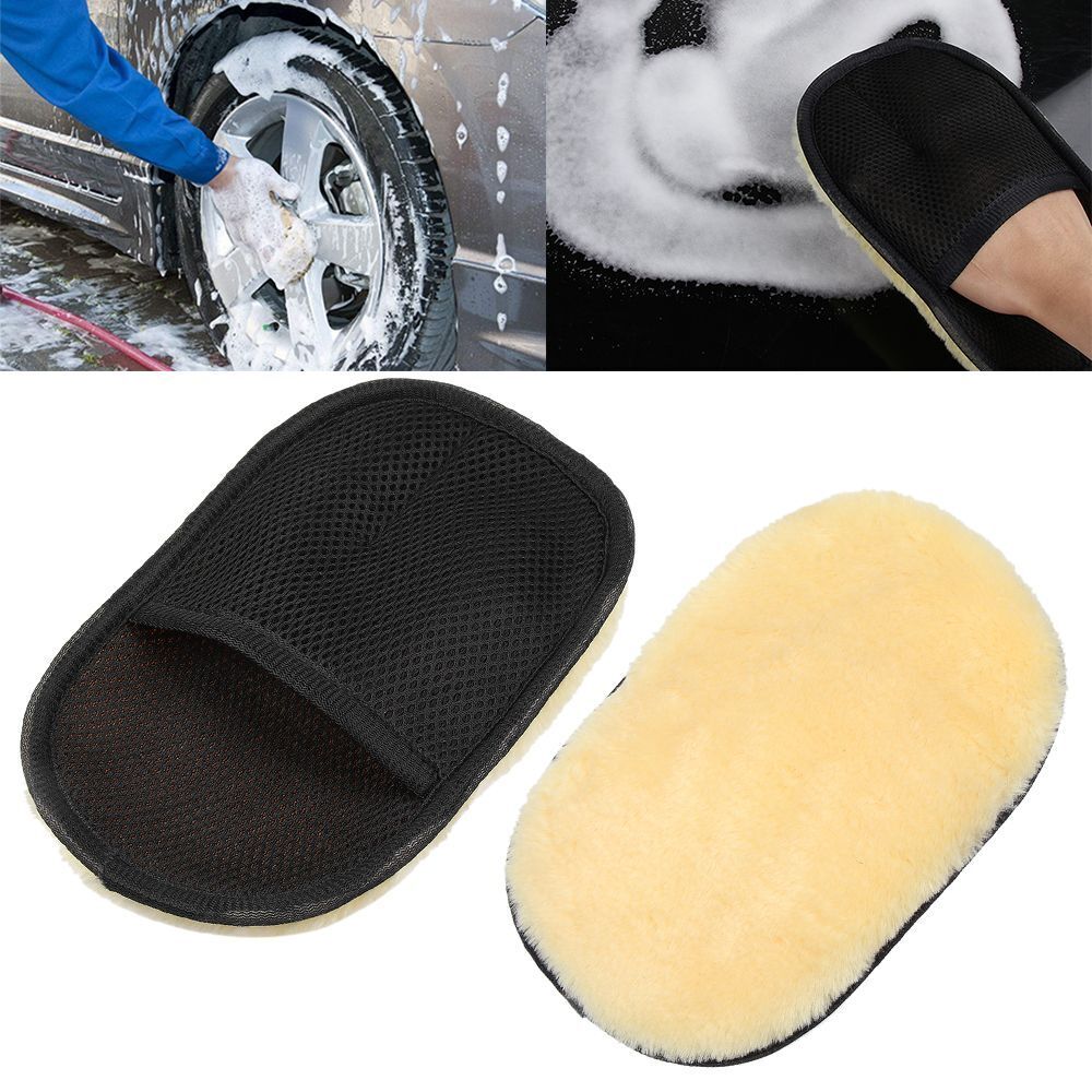 Mitten Care Products Cleaning Brush Car Style Wash Gloves Wool Brushes