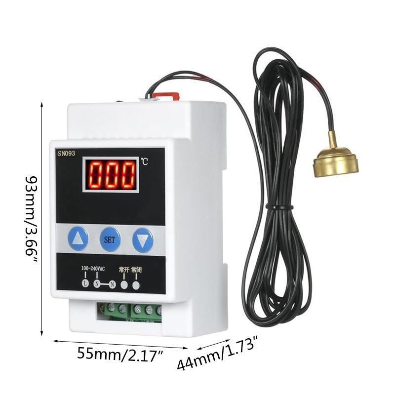 Sensor Thermostat ADC 90-250V Digital LED Temperature Controller with NTC Line