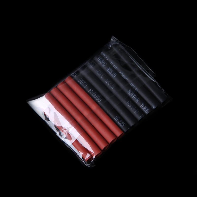127 Pcs 2:1 Polyolefin Heat Shrink Tubing Cable Tube Sleeving Kit Wrap Wire Set