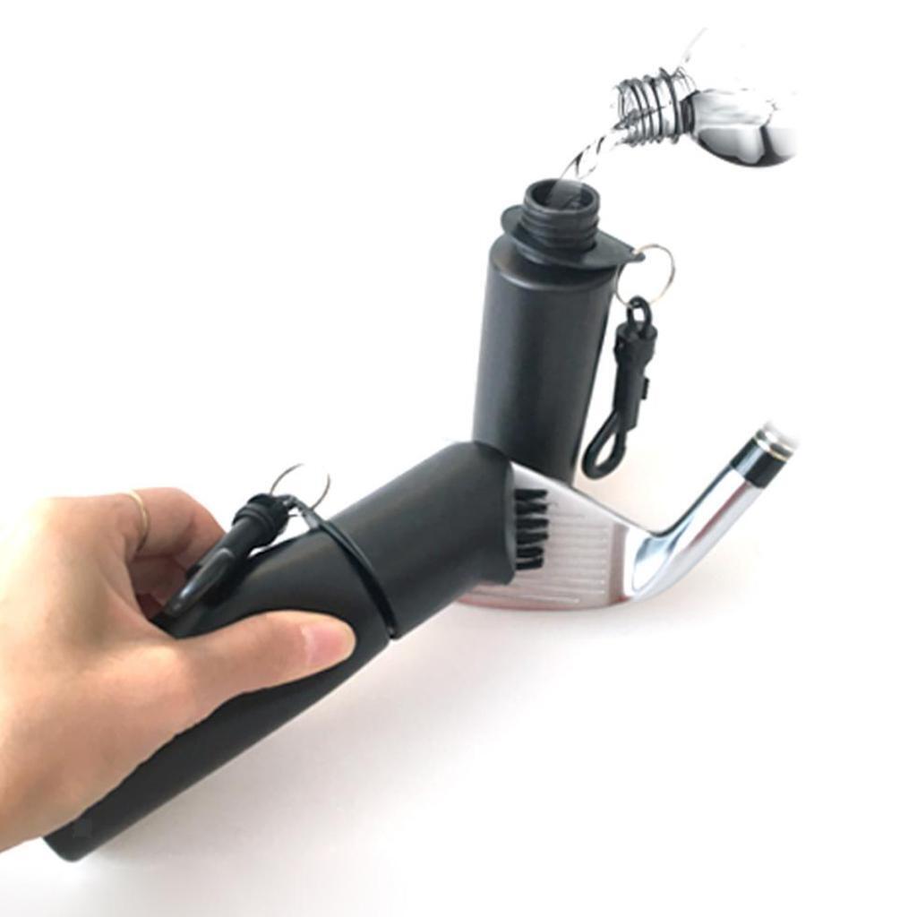 Golf Club Groove Cleaner with Water Bottle and Snap Clip for Golf Accessories,