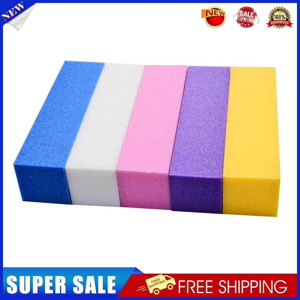 Manicure Nail Art Sanding Sponge Buffer Block Fingernail Grinding Nail File