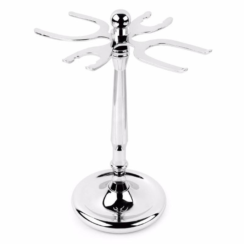 Men Zinc Alloy Razor Holder Shaver Brush Stand Bracket Metal Support Shelf