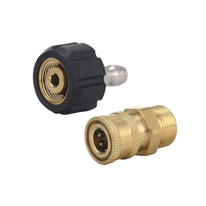Heavy Duty Pressure Washer Hose Adapter Male Female Head Outside 22 Imside 17