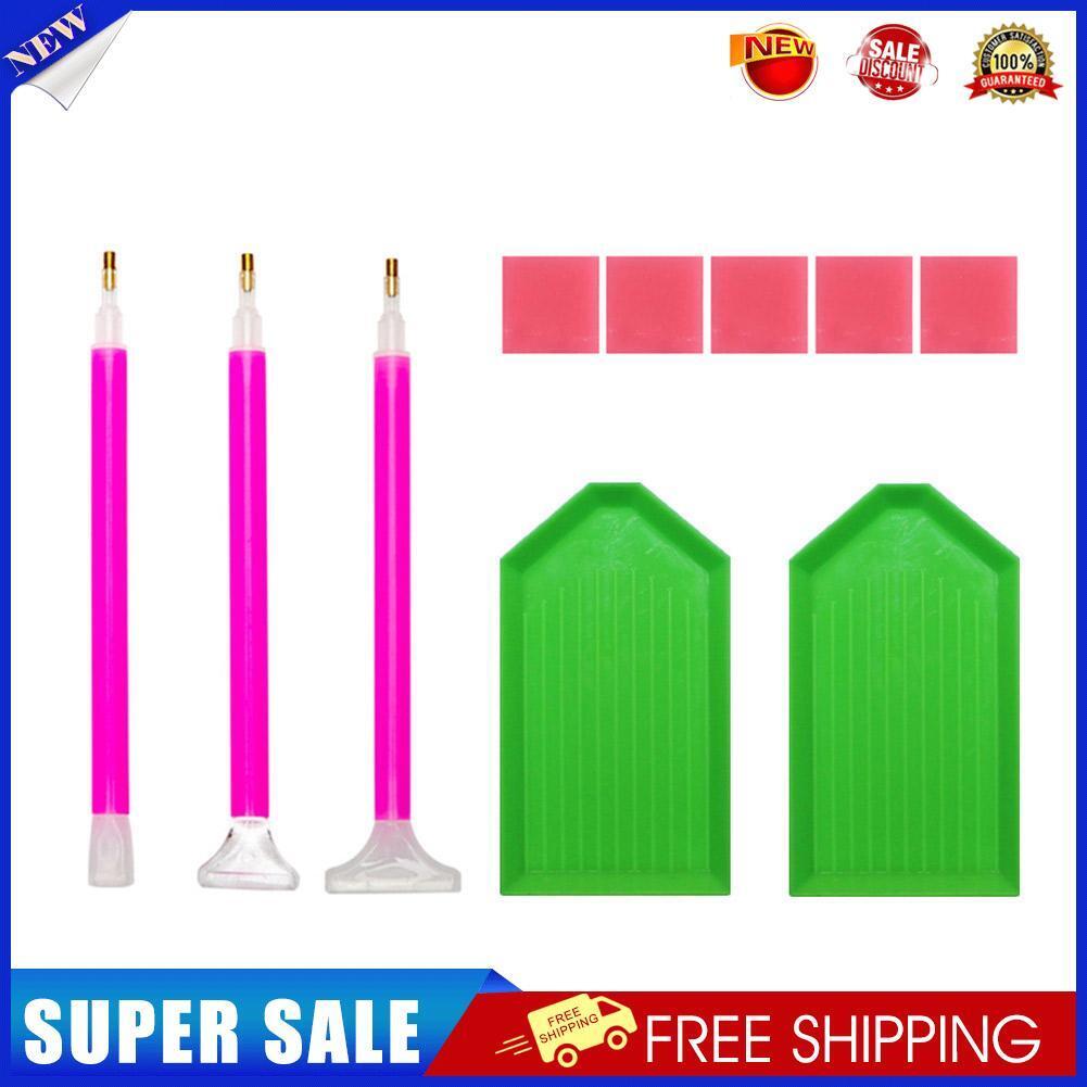 DIY Diamond Painting Tools Set 5D Mosaic Painting Pen Clay Tray Accessories