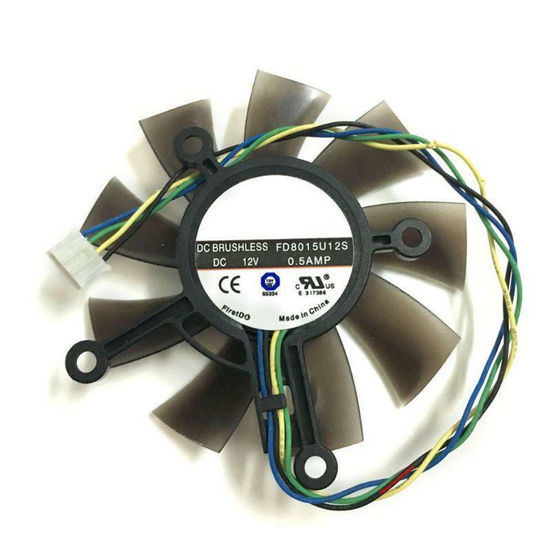 75MM FD8015U12S DC12V 0.5AMP 4PIN Cooler Fan For GTX 560 GTX550Ti HD7850 Video