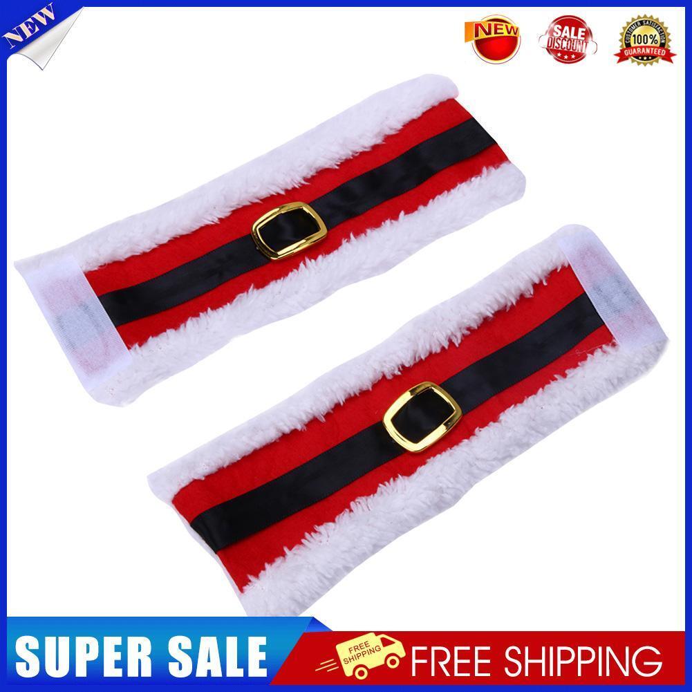 4pcs/lot Christmas Decor Napkin Holders Belt Buckle Christmas Decoration