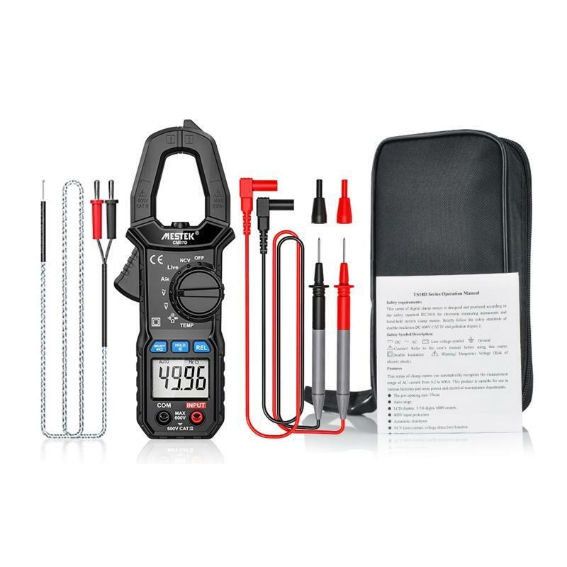 Portable Clamp Meter Multimeter Auto Ranging with AC/DC Voltage AC/DC Current