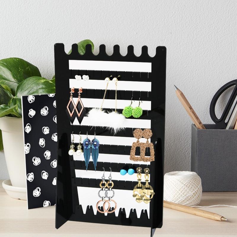 Earring Organiser Jewellery Display Storage Stand for Hanging Necklace Earring