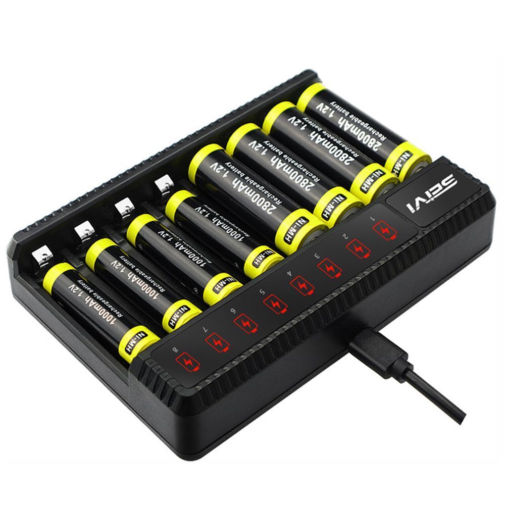 Dock Intelligent Battery Charger For AA/AAA NiMH Rechargeable Batteries