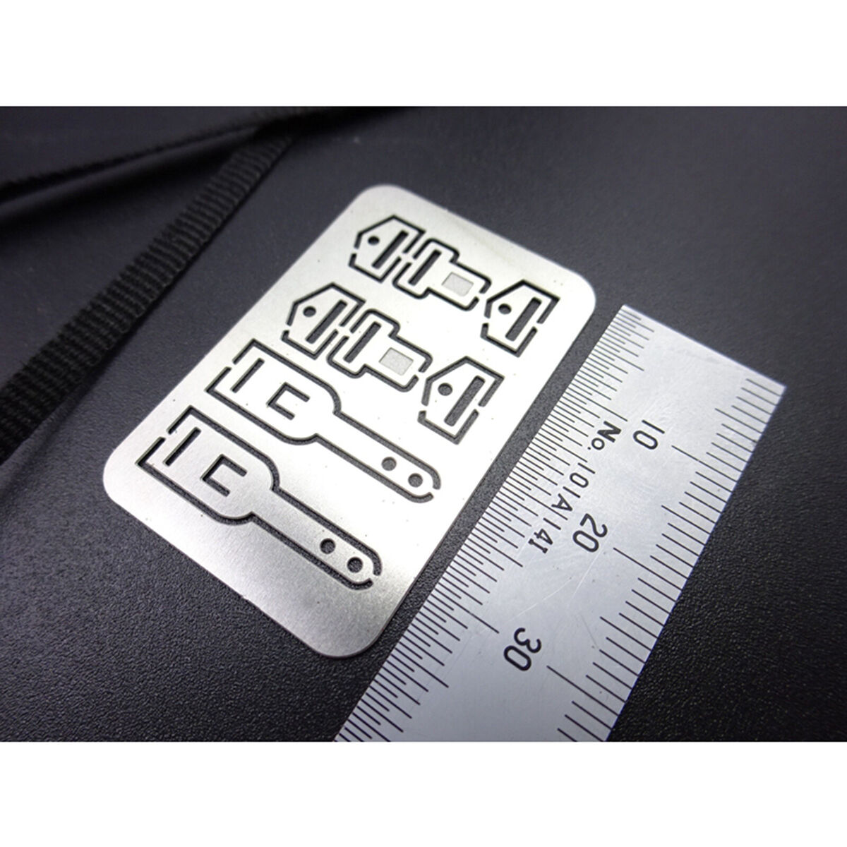 1/14 RC Interior Seat Belt Buckle Etched for Tamiya Tractor RC Truck Car Parts