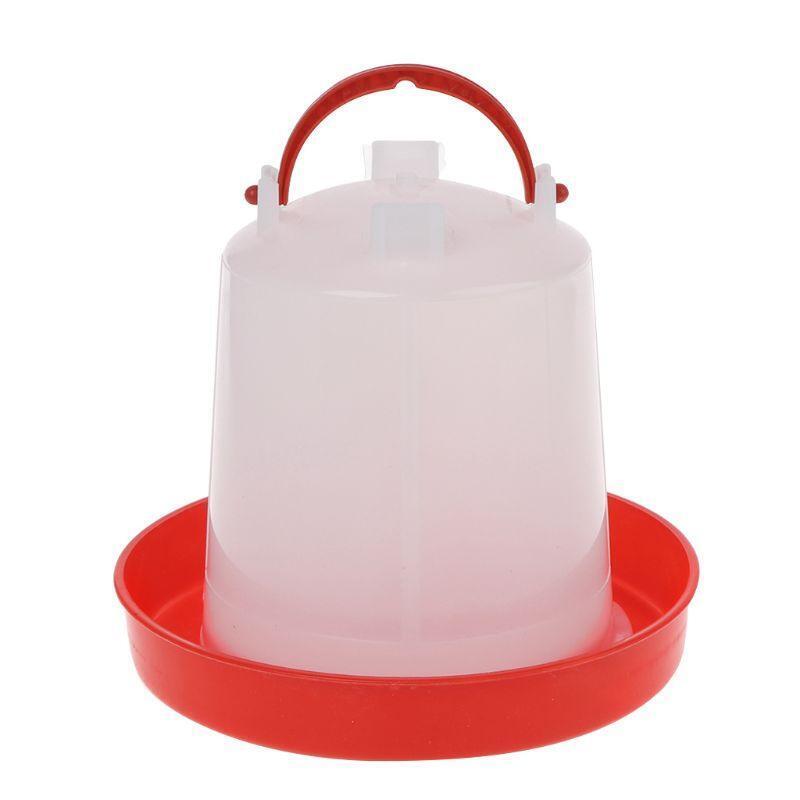 Chick Feeder Waterer Hanging Poultry Water Drinker 1.5L for Small Birds Poultry