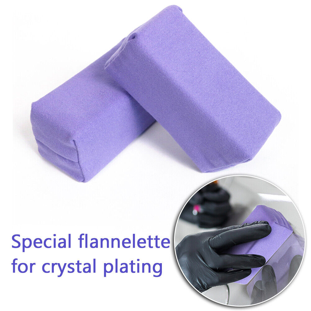Suede Ceramic Coating Applicator Car Paint Care Wax Applicator Sponge Pad