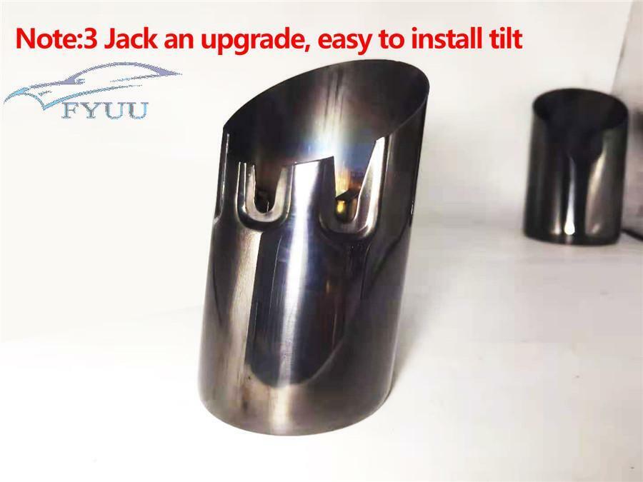 1pair Black 304 Stainless Steel Exhaut Tips For BMW F20 F21 M135 F22 F23 M235i