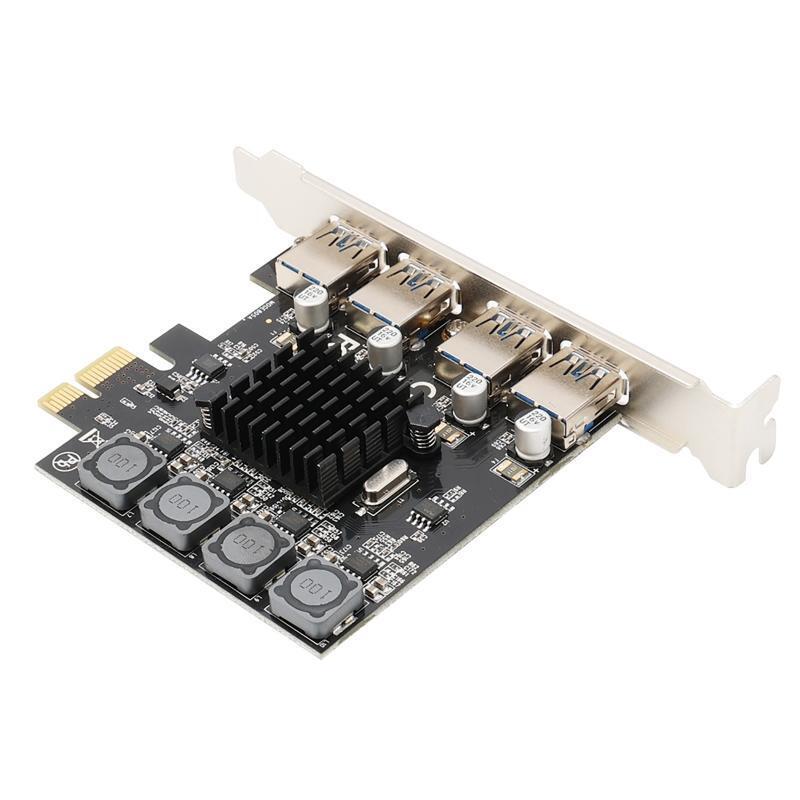 4 Port USB 3.0 PCI Express Card USB 3.0 PCI-E Expansion Adapter PCIE USB 3.0 HUB
