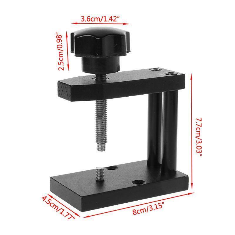 Professional High Accuracy Spiral Watch Back Case Press Tool with 12Pcs Fittings