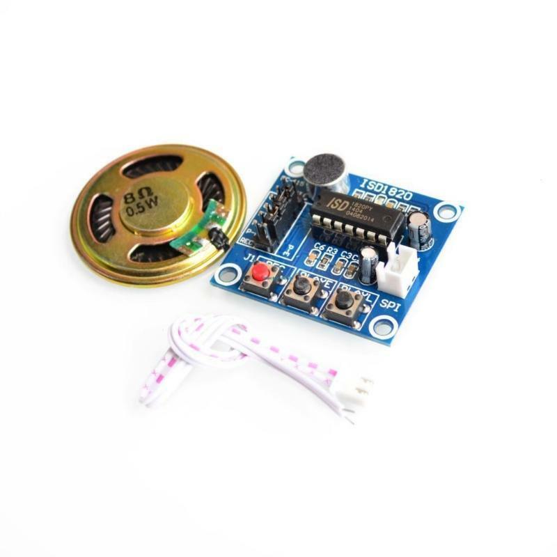 ISD1820 Playback Module Sound Recorder Board with Microphone Audio Loudspeaker