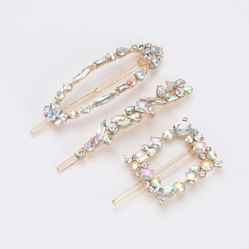 3 Pcs/set Fashion Luxury Women Hairpin Set Bridal Barrettes  Wedding Hair Clip