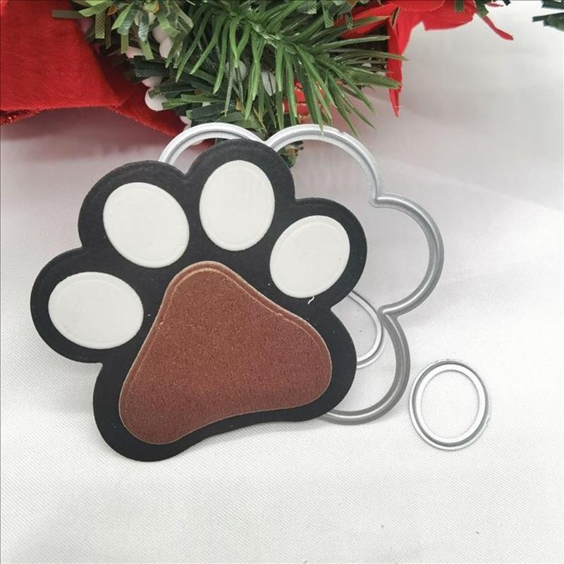 Cat Paw Metal Cutting Dies Stencil DIY Scrapbooking Album Paper Card Template