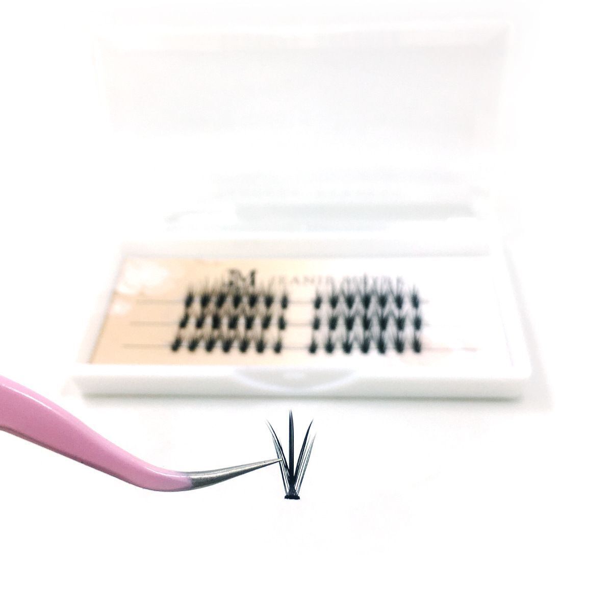 Lashes Simulation Natural Sandwich Idividual Lashes Flower God 36 Clusters