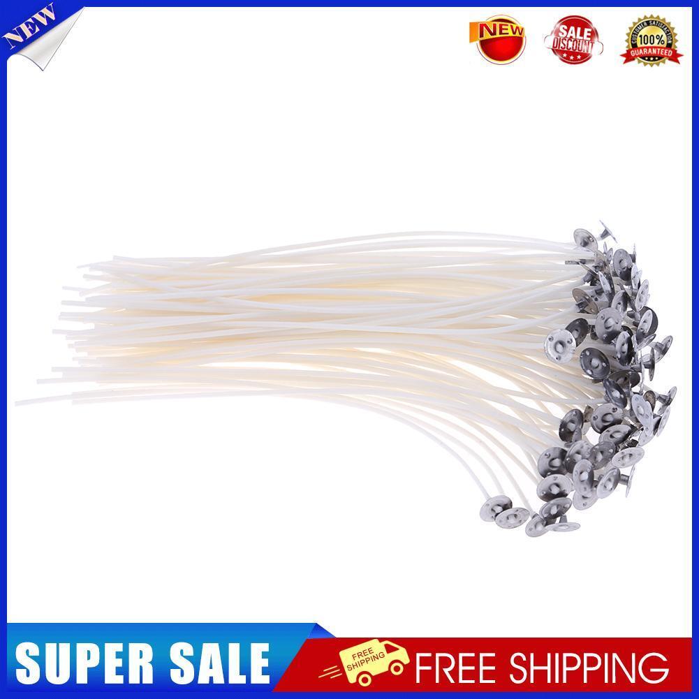 100pcs Candle Wicks Waxed Cotton DIY Making Candles Party Supplies(20cm)