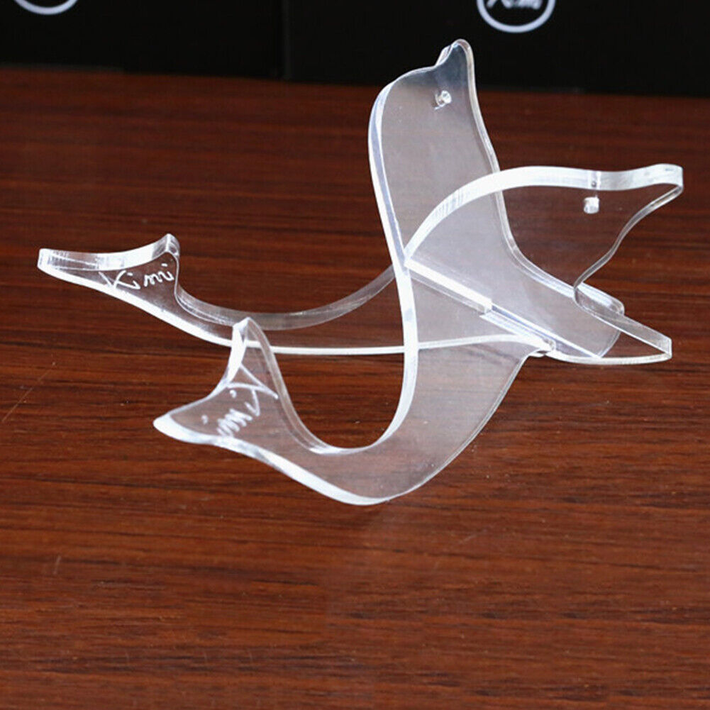 Acrylic Kalimba Holder Stand Transparent Crystal Thumb Piano Display Rack