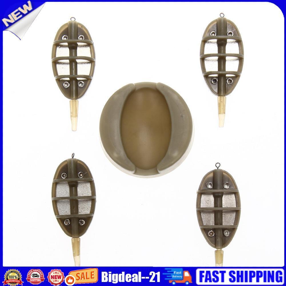 Method Feeder (15g,20g,25g,35g) Sinker Quick Release Mould set for Fishing
