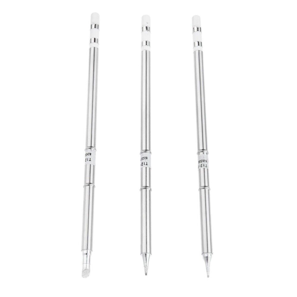 Replacement T12-C4 T12-D12 T12-BC1 Solder Iron Tips For Welding Component 3PCS