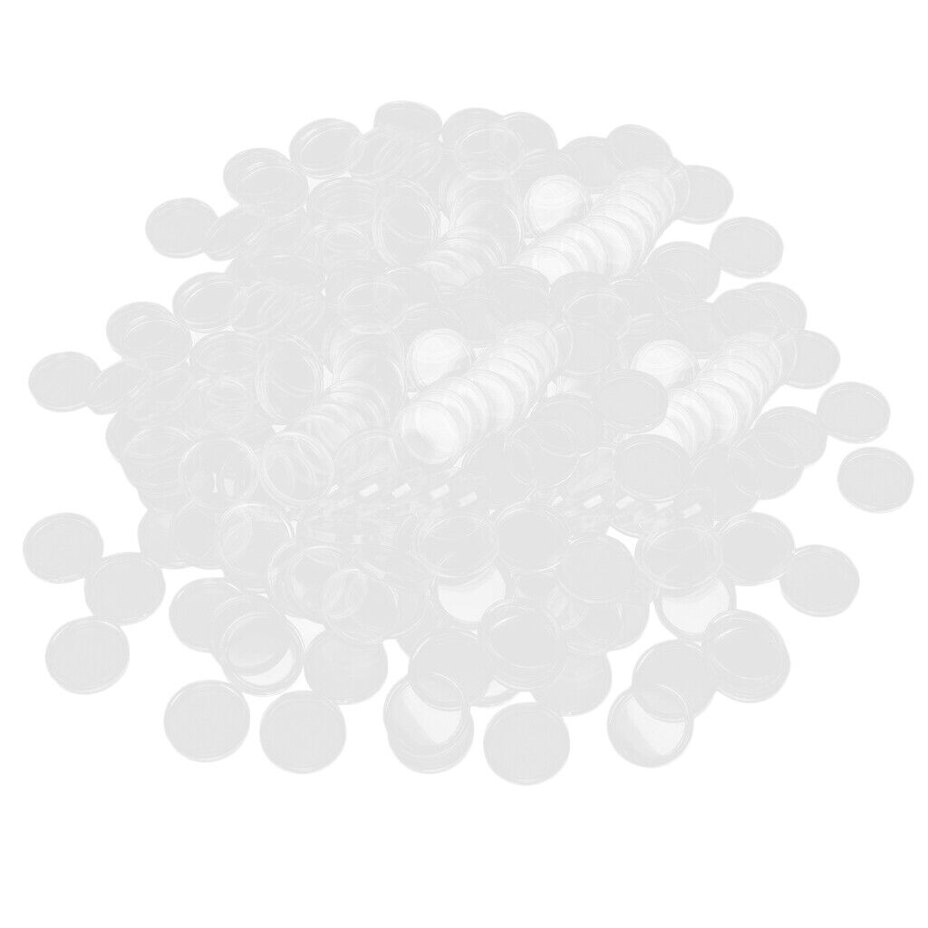 300 Pcs   19mm Round  Collecting Container for  / Cents
