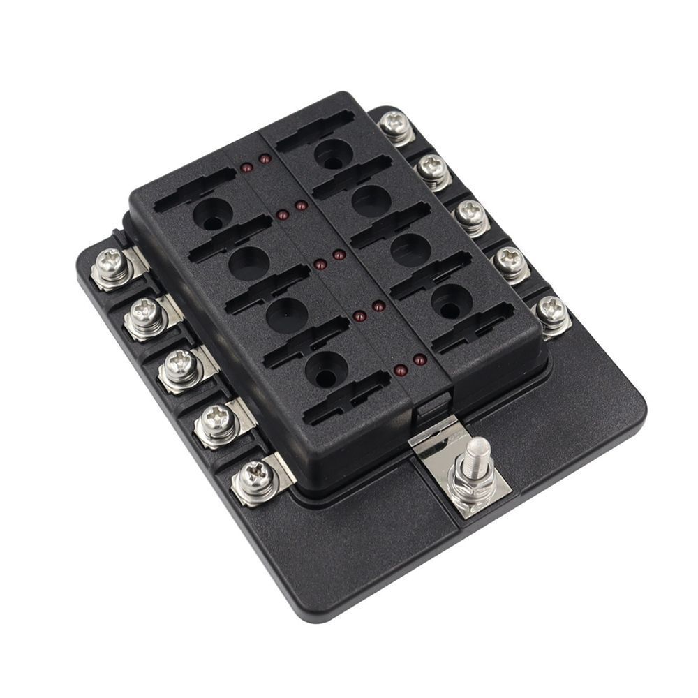 Bus for Truck Car Accessory Blade Fuse Holder Block Fuse Box Plastic Cover