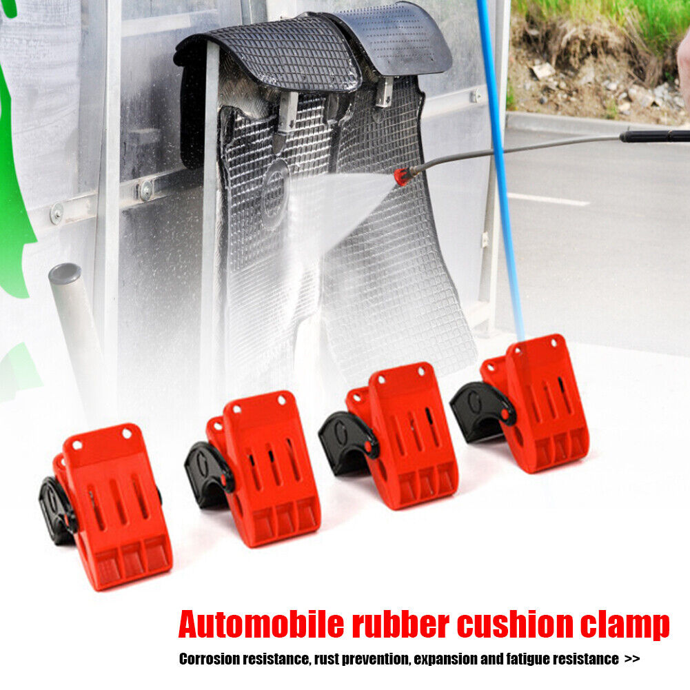 4pcs Car Floor Pad Cleaning Hook Auto Carpet Wash Clamp Yoga Mat Clip Tools