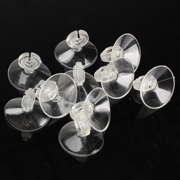10X Aquarium Sucker Suction Cup for 4/6mm Air Line Pipe Tube Wire Holder