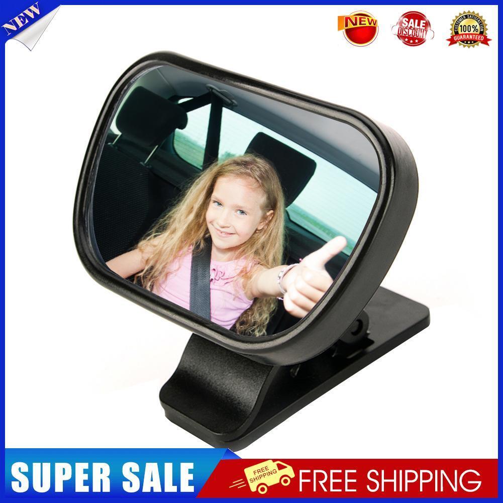 2 in 1 Baby Car Mirror Convex Shatterproof Backseat Kids Rear View Mirror